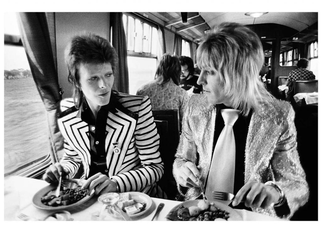 Bowie et Mick Ronson