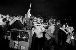 Nice. 1980. The Clash en concert au Theatre de Verdure.