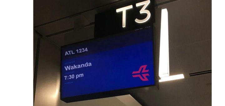 Destination Wakanda direct from Atlanta airport