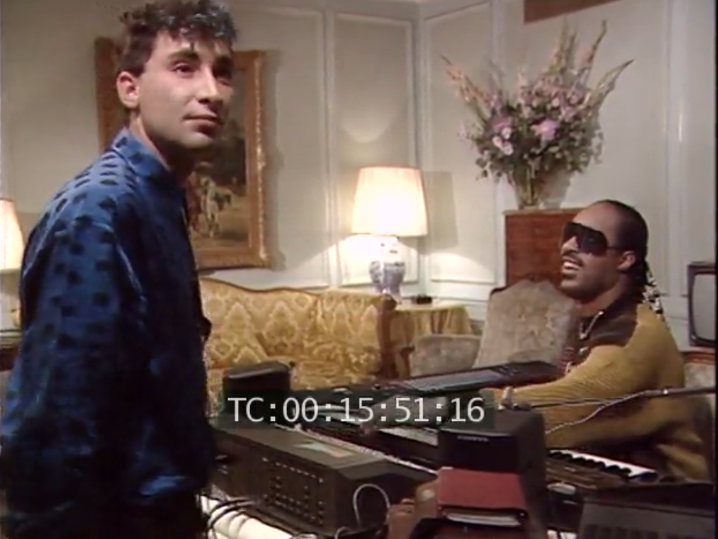 GBD & Stevie Wonder 1985