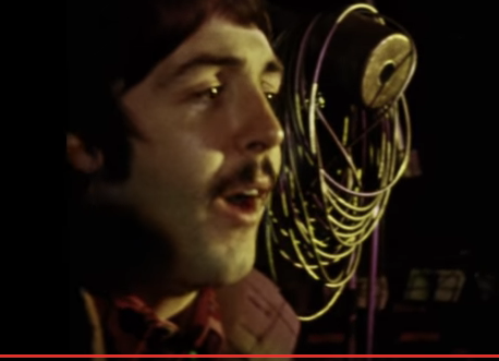 Paul McCartney during "A Day in a Life"