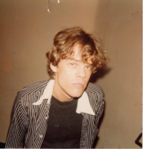David Johansen au Hurra, sptembre 1978, photo Frank Darcel