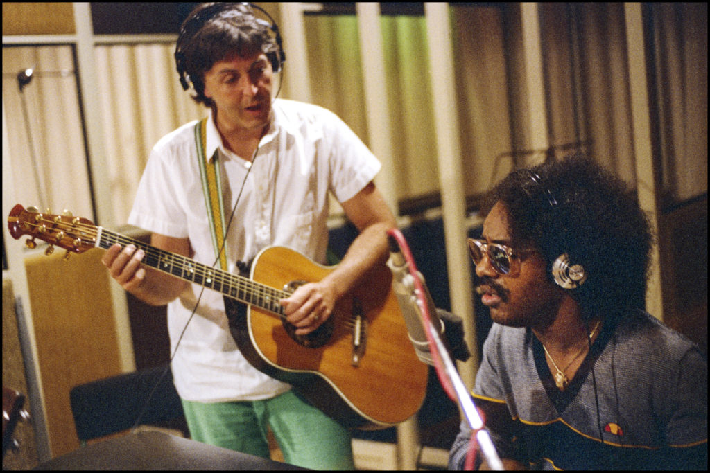 Paul McCartney et Stevie Wonder