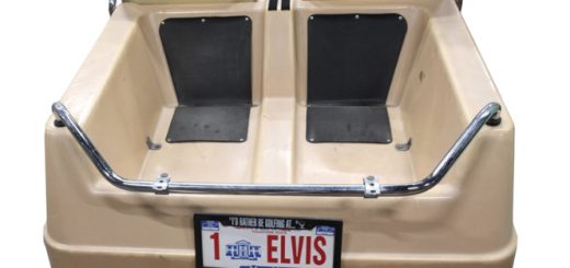Elvis golf cart