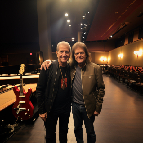Glenn Frey et Randy Meisner réunis par l'IA Midjourney