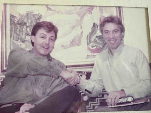 Sacha Reins et Paul McCartney