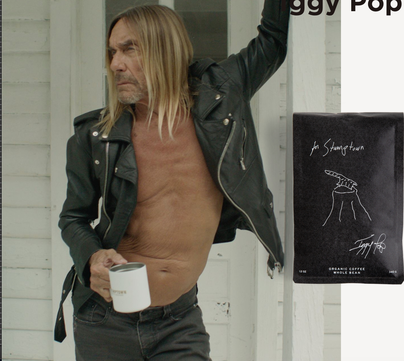 Iggy pop coffee 2025 stumptown