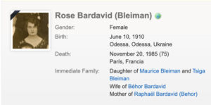 Rose Bardavid