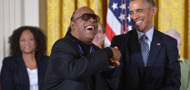 Barack Obama Stevie Wonder
