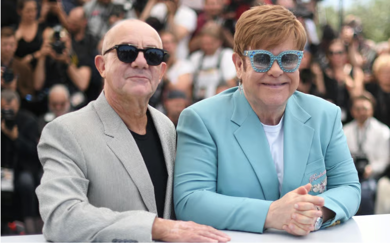Bernie Taupin and Elton John