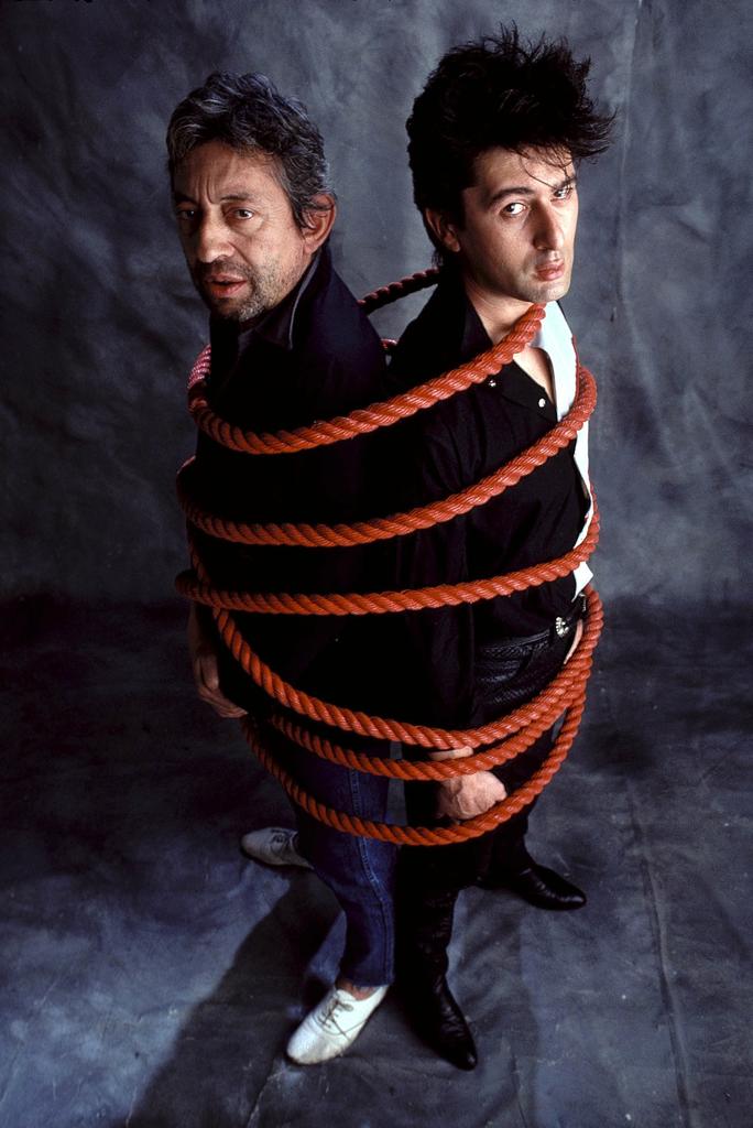 Alain Bashung Serge Gainsbourg by Bernard Leloup