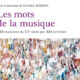 les mots de la musique