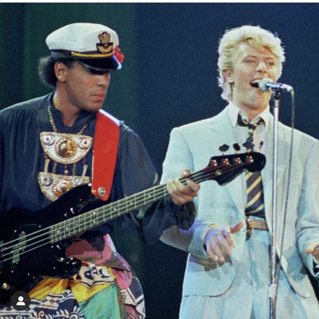 Carmine Rojas et Bowie