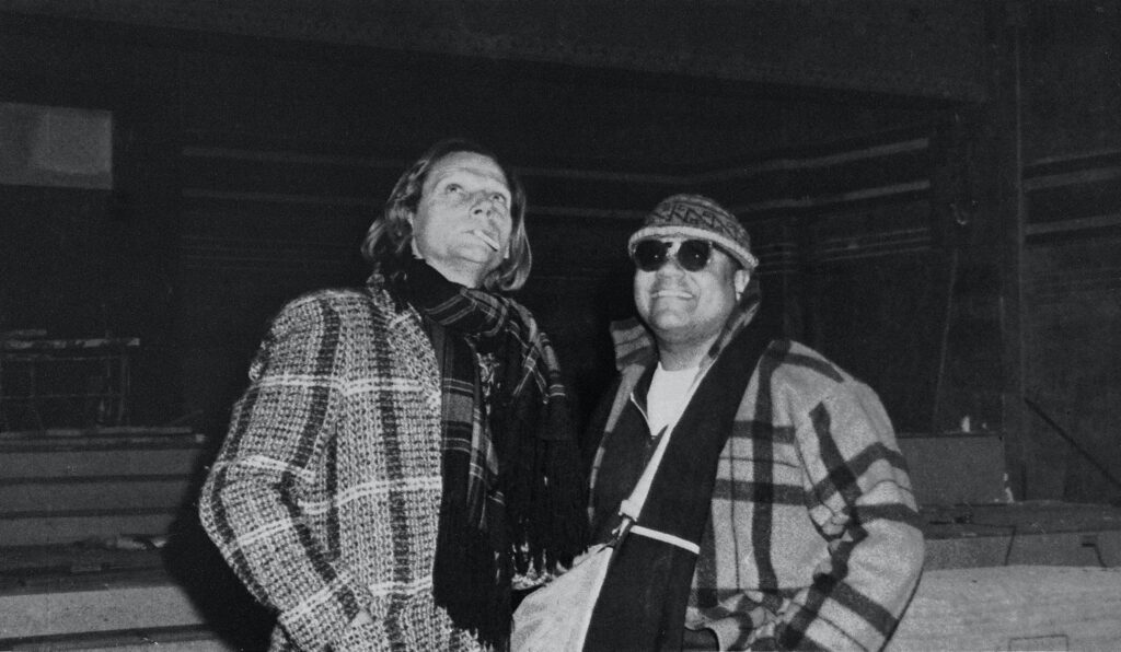Fabrice Emaer & Guy Cuevas en 1978 au Palace © DR