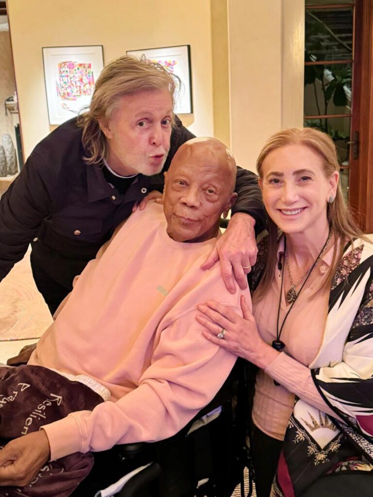 Paul McCartney Quincy Jones Nancy Shevell