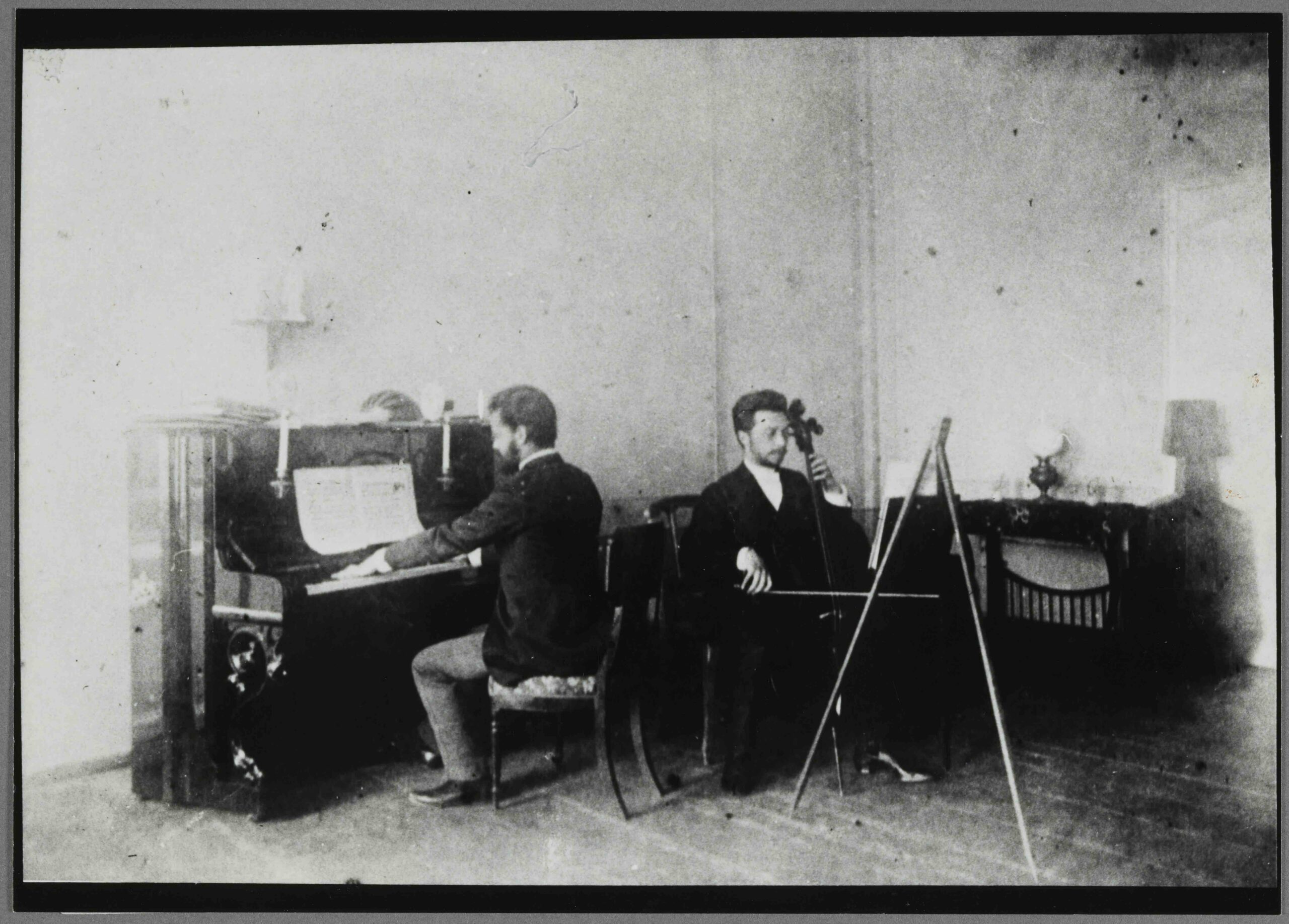 Vassily Kandinsky et un ami 